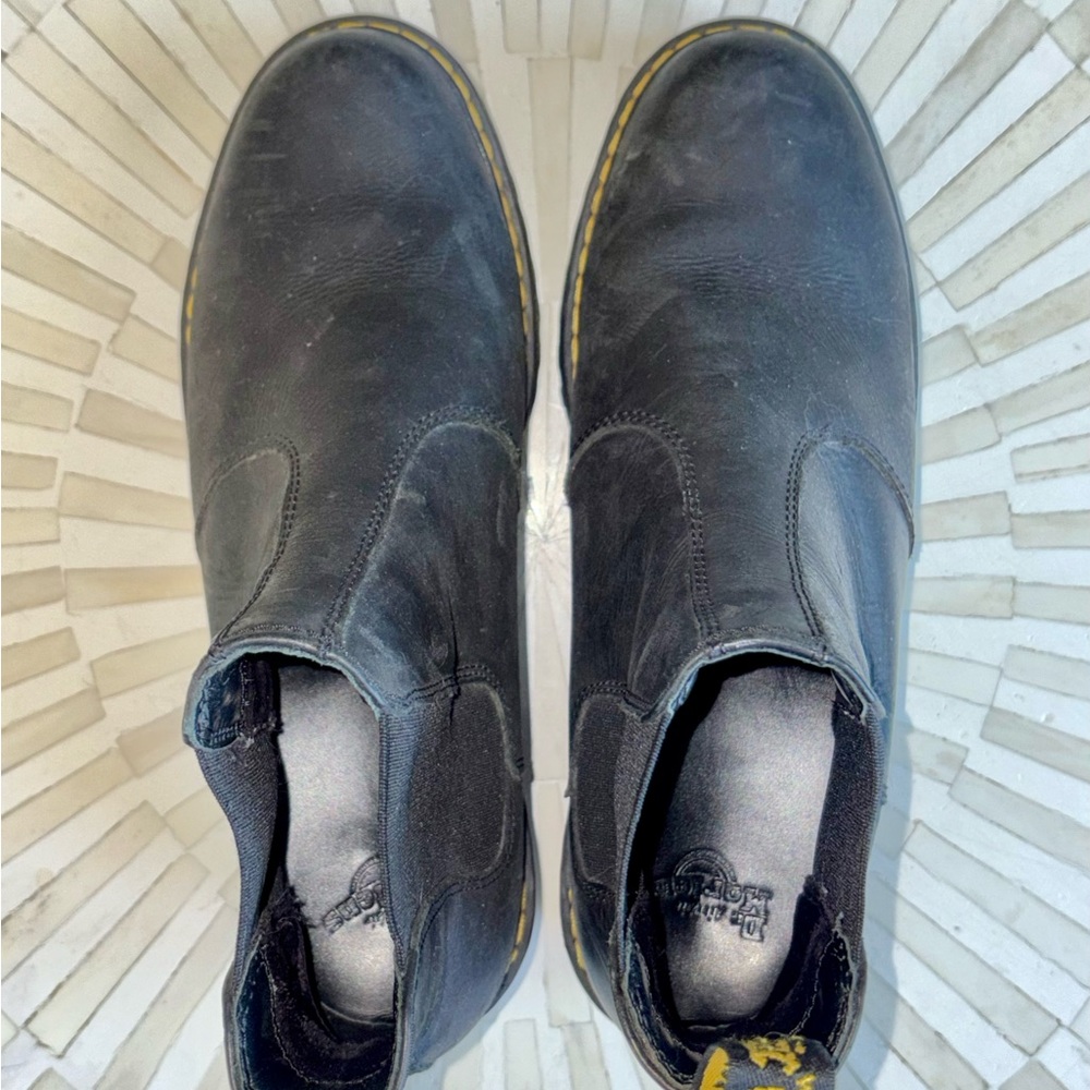 Dr. Martens Black Leather Women’s Shoes